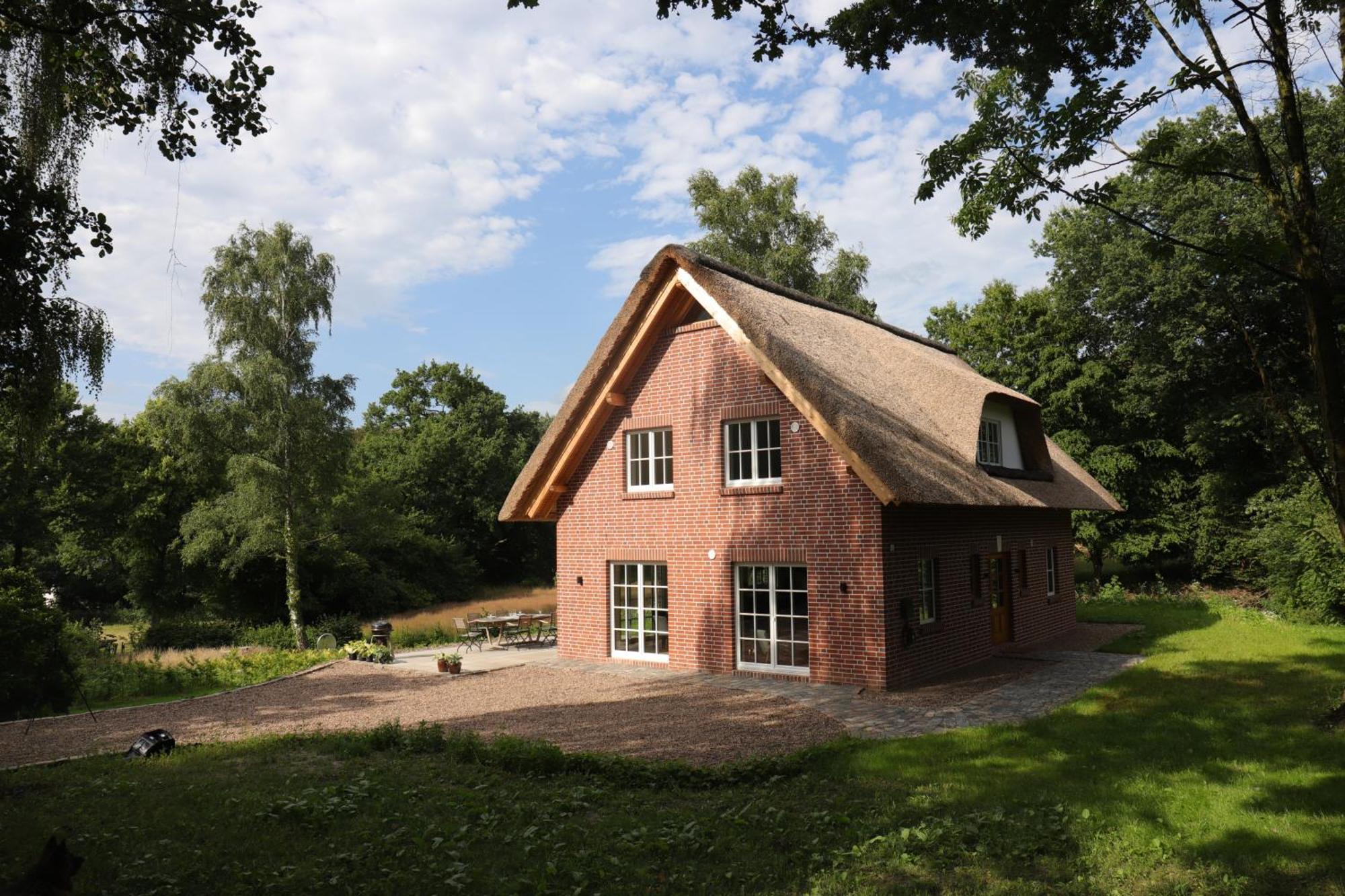 Reetdachhaus In Der Bremer Schweiz Exteriér fotografie