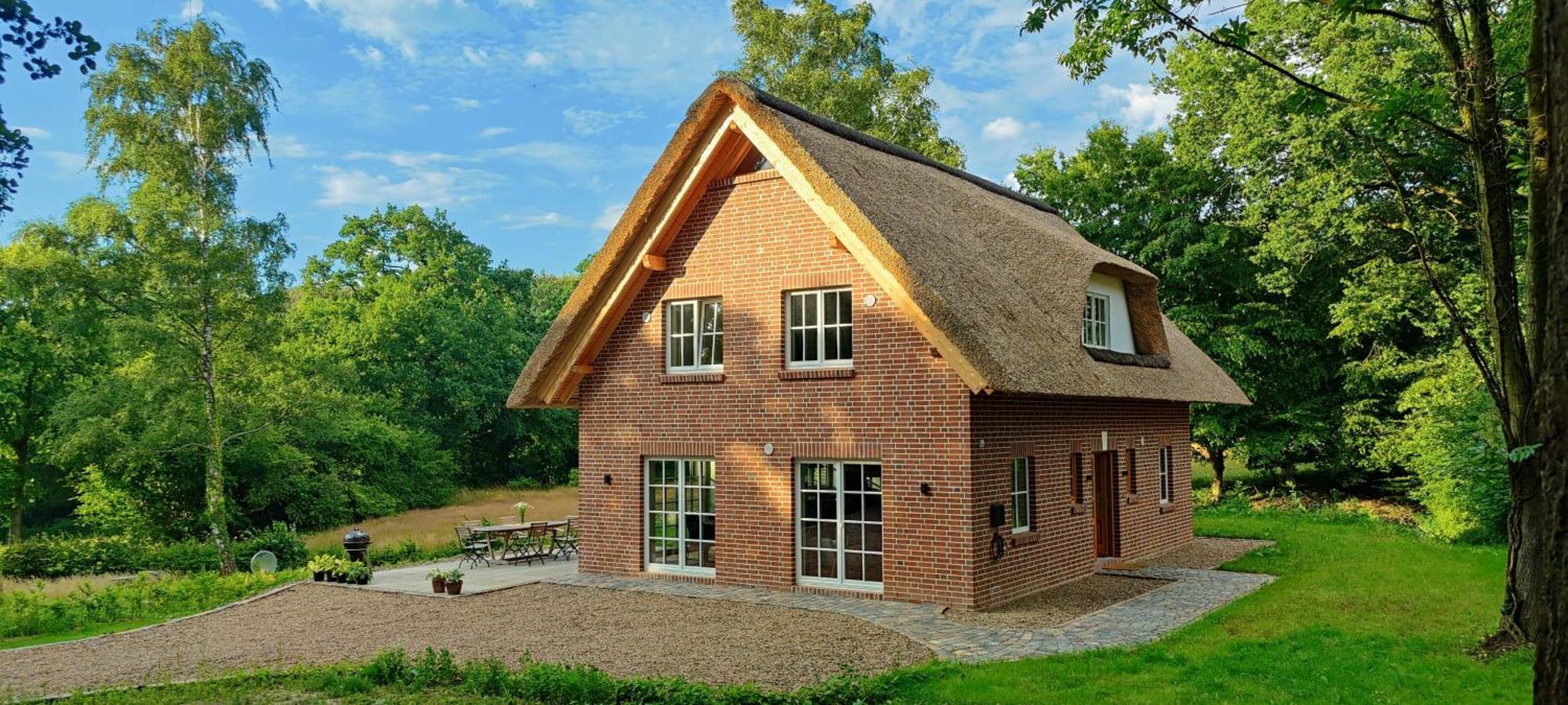 Reetdachhaus In Der Bremer Schweiz Exteriér fotografie